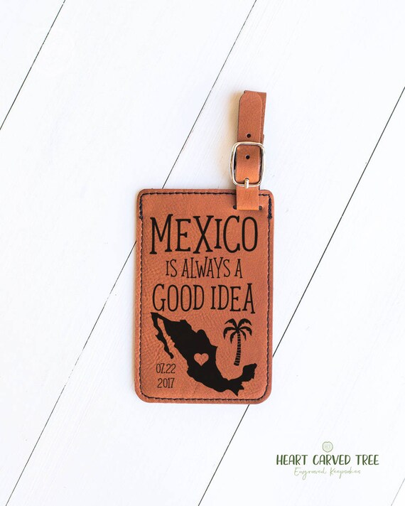 personalized luggage tags mexico