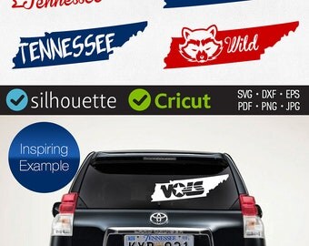 Tennessee Svg Tennessee State Svg Tennessee Dxf cut files Tennessee monogram Cricut download Silhouette cuttable US State vinyl decal image