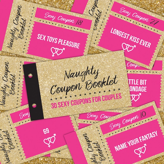 Naughty Coupon Book Sex Coupons T For Couple Sexy Coupon 