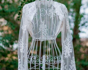 Lace Bridal Boleros, Custom Wedding Bolero Jacket, Bridal Jacket Boleros, custom boleros, custom Bolero Jackets, lace boleros. #B07B