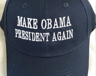 Make Obama president again baseball cap, political saying caps, political movement cap, Obama president again apparel