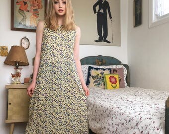 90's Floral Maxi Dress