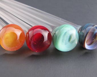 Glass Swizzle Sticks, Coffee Stir Sticks, Coffee Accessories, Home Bar Accessories, Boro Art Glass, Gift Hostess, Barware Set, Fun Gifts