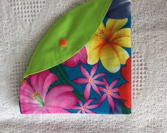 Circular Circular Knitting Needle Case- Tropical Blooms