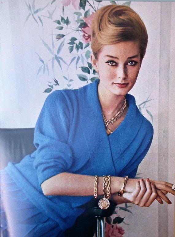 Tania Mallet in Vogue Knitting Book no. 60 (Jubilee edition), 1962