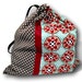 Medallion - Duet Sheepie, A Drawstring Bag for Knitting, Crochet, or Embroidery Projects