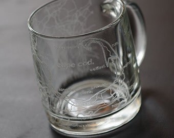 Cape Cod Map Coffee Mug