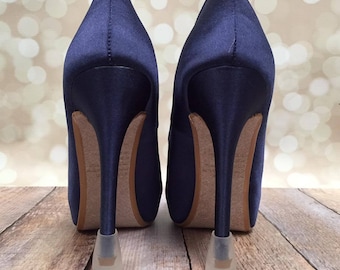Heel Covers, Keep Heels from Sinking, Heelio Dealios, Plastic Heel Covers, Heel Taps, Custom Wedding Shoes