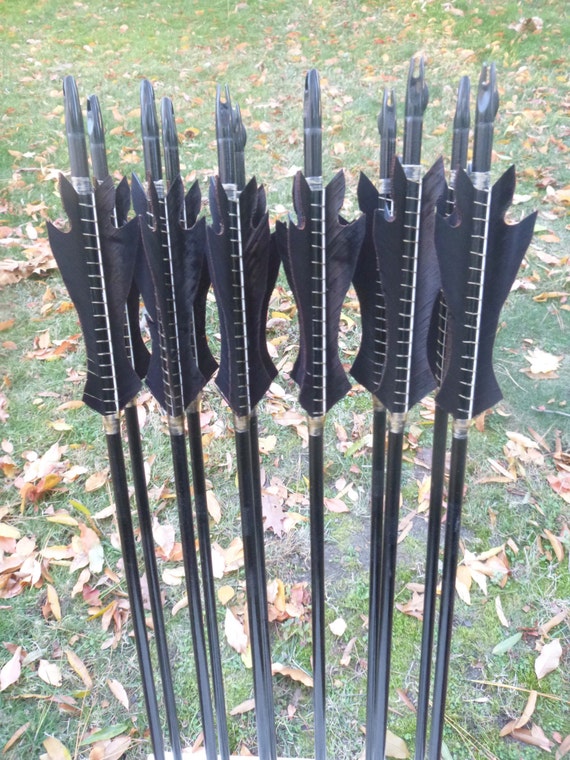 Custom Black Flame Arrows Made To Order arrow set in your