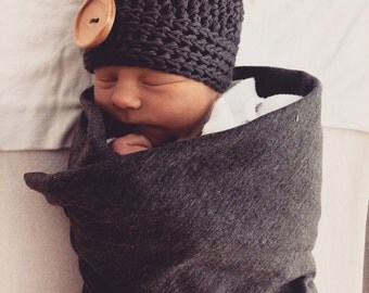 Baby Boy Newborn Hat, Newborn Hat, Wild one Baby Hat, Baby Boy Hat, boy Newborn Hat, Baby Boy Beanie, Boy Baby Hat main image 0