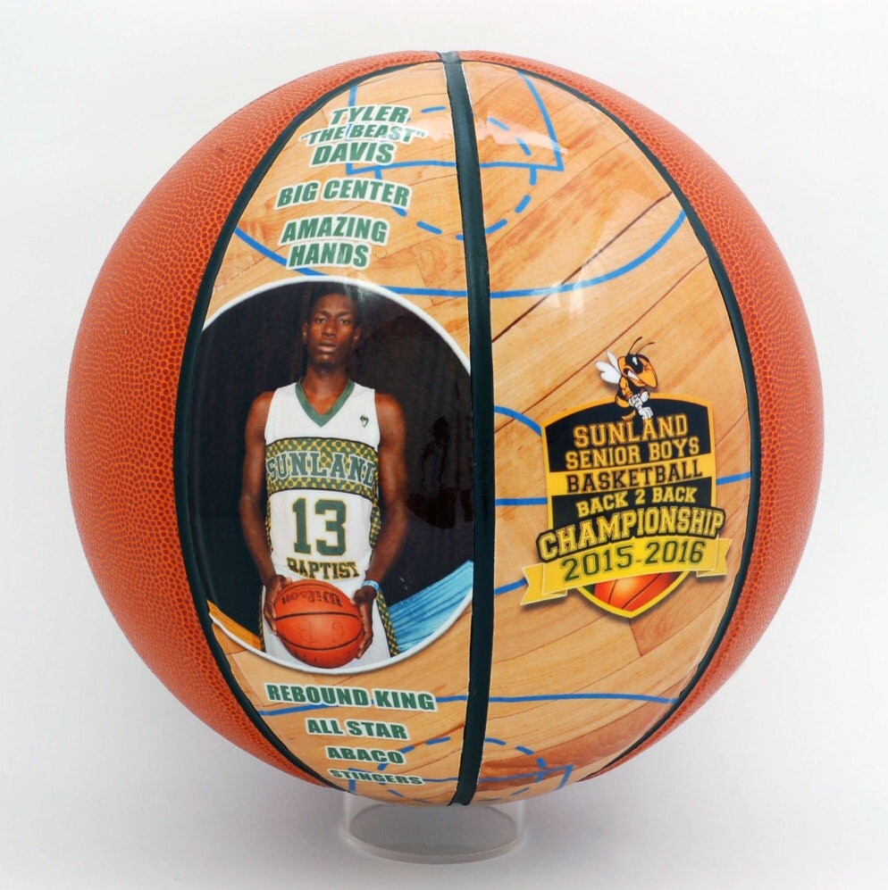 Customized BasketballPerfect For High School Senior Gift