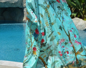 PRC7469 Avatar Pure Silk Midi Length Kaftan