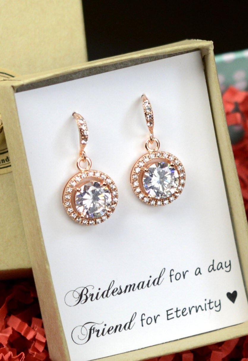 Bridesmaid Gift Jewelry Drop Earrings Dangle Earrings Bridal