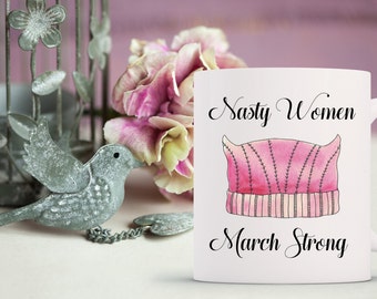 womens march // women's march // nasty woman // march on washington // feminist // womens march mug // feminist // hillary clinton // mug