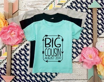 Custom Colors / Big Cousin Shirt / I'm going to be a Big Cousin T-Shirt / Pregnancy announcement