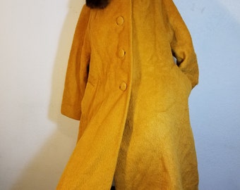 FREE SHIPPING Lilli Ann Mohair Fur Coat