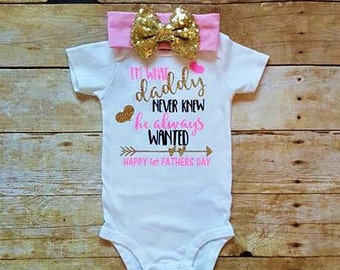 1st Fathers Day/1st Fathers Day outfit/My 1st fathers day/1st fathers day shirt/Fathers Day bodysuit/1st Fathers day bodysuit/fathers day