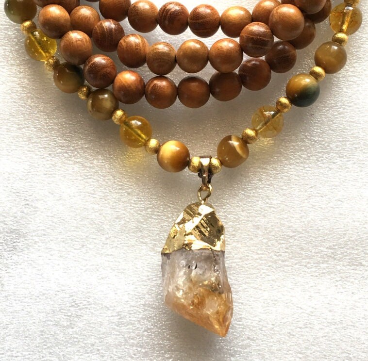 Sacral Chakra Healing Mala , Awakening Sacral Chakra Jewelry, 108 ...