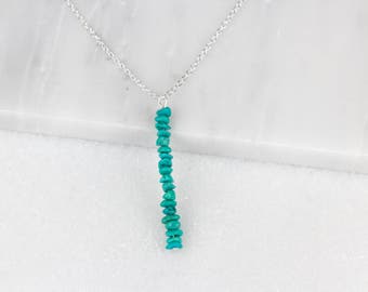 44x7mm 1Strand Manmade Blue Jade Donut Necklace 17.5 inch
