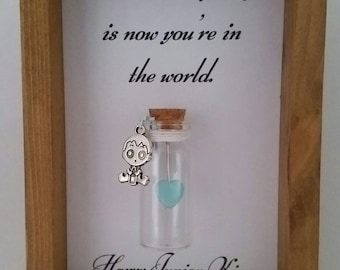 Baby boy gift, New baby, Christening gift, Naming ceremony. Personalised new baby gifts. Can be personalised with names or your own message.