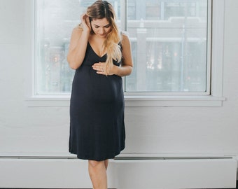 Maternity Pajamas | Nursing Pajamas | Maternity Robe | Hospital Gown | 2 Piece Set