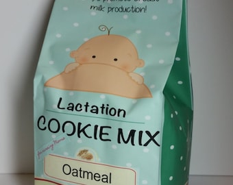 Oatmeal Lactation Cookie Mix (makes two dozen cookies)