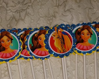 Elena of Avalor Cupcake Toppers! Set of 12!