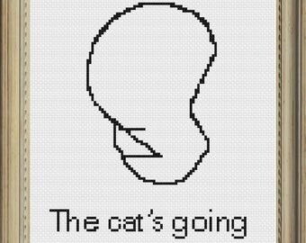 Unofficial fan art - It's Dignity! Simpsons Cross Stitch Pattern | Want me to show the cat? Because the cat's going to get it.