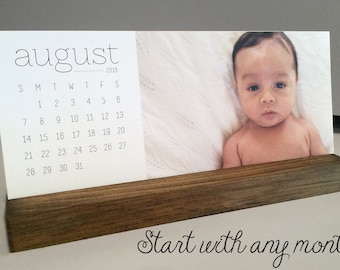 Photo Desk Calendar // Custom Photo Calendar // Calendar with Stand // Personalized Calendar // Custom Desk Calendar // Photo Calendar