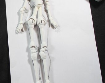 3D Printed Core Form to make a BJD
