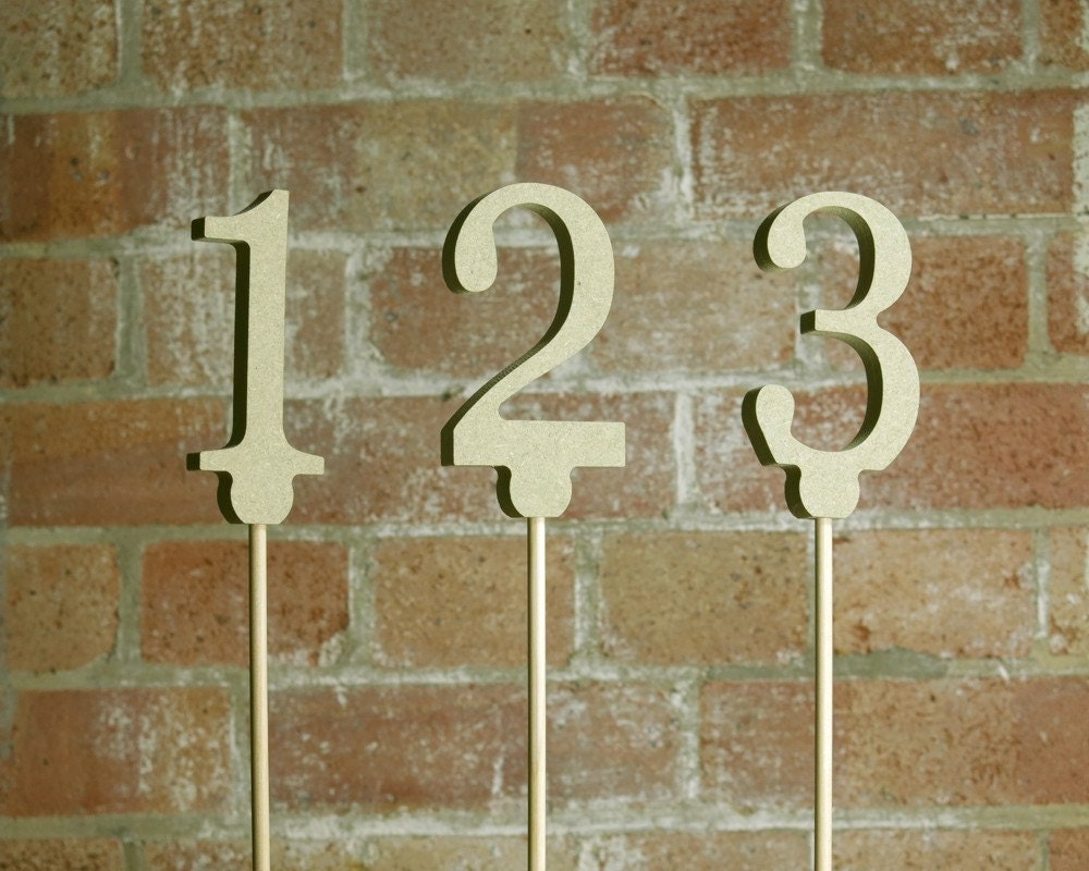wooden-table-numbers-on-sticks-for-diy-painting-for-weddings