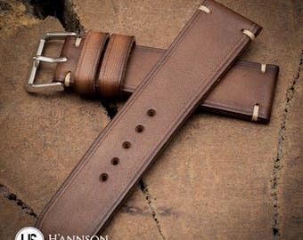 Hot Sales Pig Skin Leather 24 mm Watch Strap Replacement AD469ARPU_K0036351 main image 1