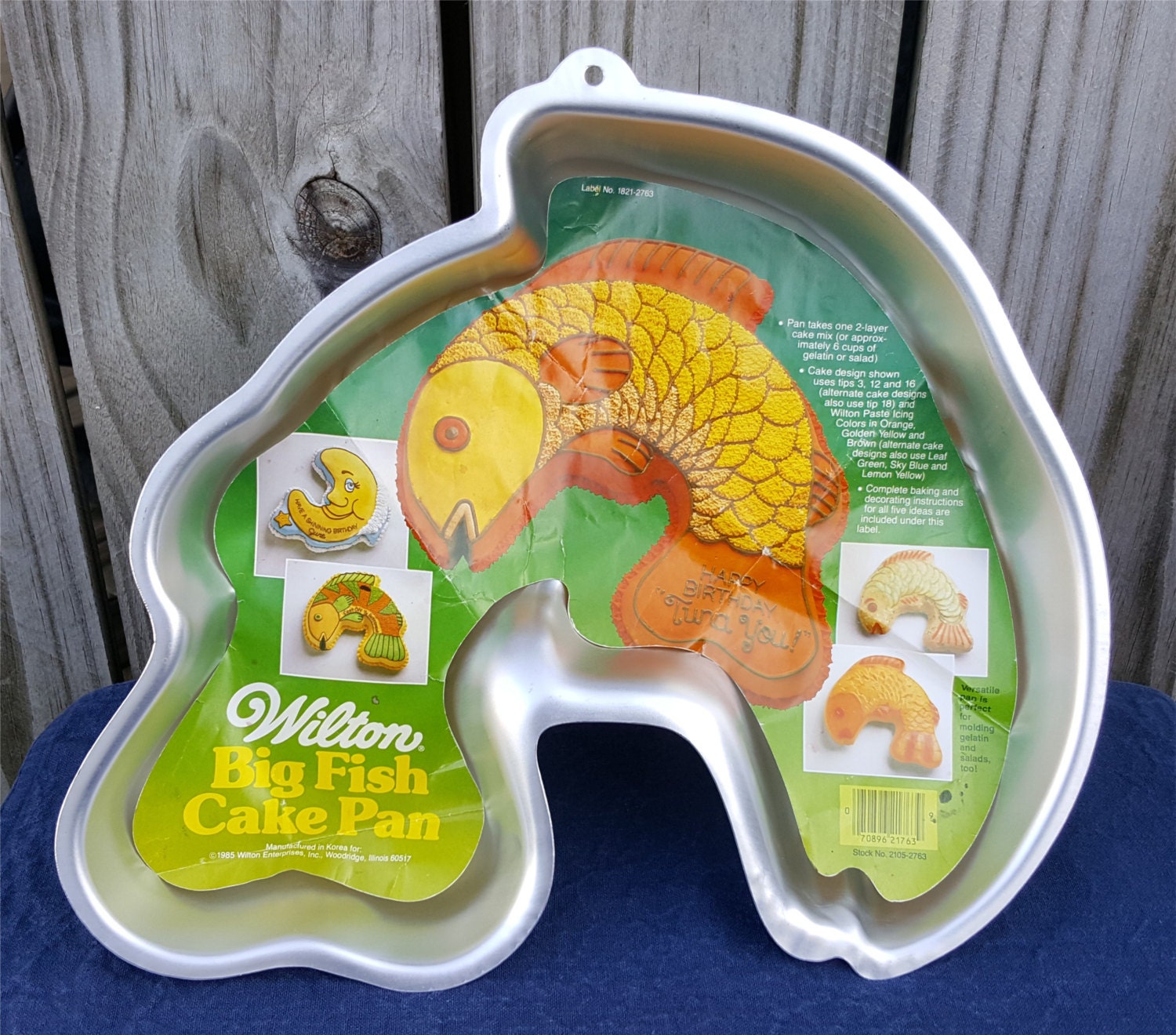 Wilton Big Fish Cake Pan Vintage Cake Pan Wilton Model