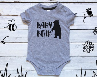 Baby Bear Onesie, Papa Bear Baby Bear Mama Bear, Baby Bear Onesie, Little Bear, Baby Shower gift, Brother Bear, Sister Bear, Bear Onesie