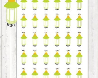 40% OFF SALE Fill Feeder Stickers, Fill Bird Feeder Planner Stickers – Will fit any planner– 1434