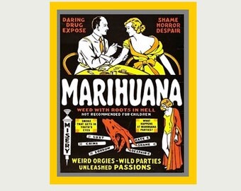 Marijuana Sticker - Marihuana Sticker - Weed Stickers - Marijuana Decals - Weed Decal - Marijuana Laptop Decals - Marijuana Car Decal - S146