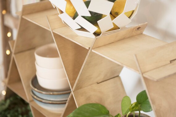Grote houten keuken planken plaat rack opslag door rucheshelving