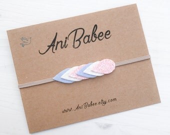 Baby Headband, Newborn Headband, Infant Headband, Glitter Headband, Felt Headband, Baby Hair Bows, Baby Bows, Glitter Hair Bow, Newborn Bows