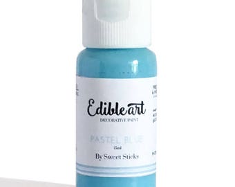 FAST SHIPPING!! Pastel Blue Edible Art Paint, Edible Food Color, Pastel Blue Food Color, Edible Water Color