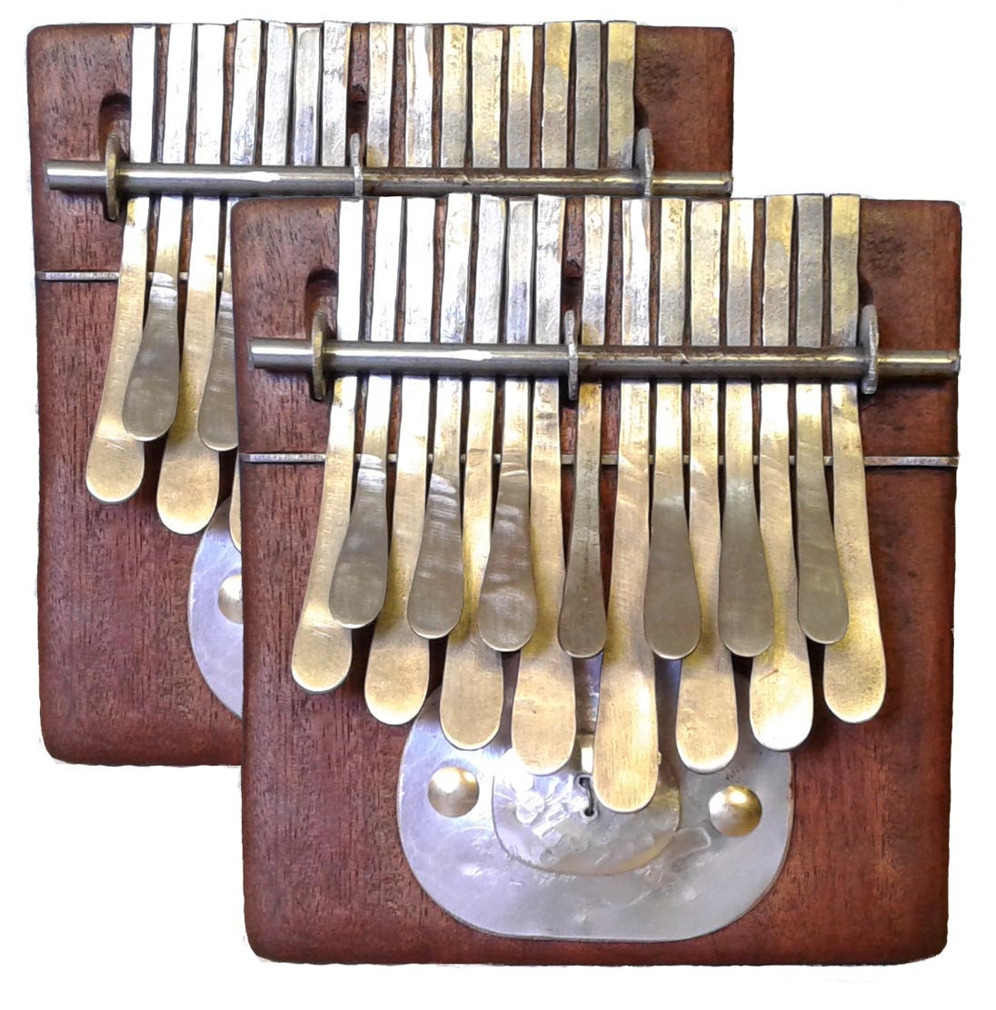 Family Special Two Kalimbas in C Handmade African Instrument