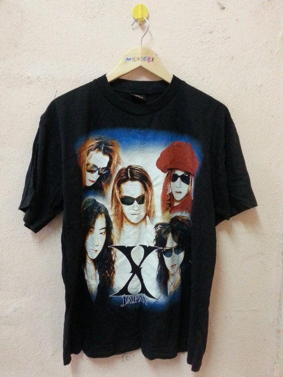 Vintage 90s X Japan Band Tshirt / HIDE / Japanese Heavy Metal