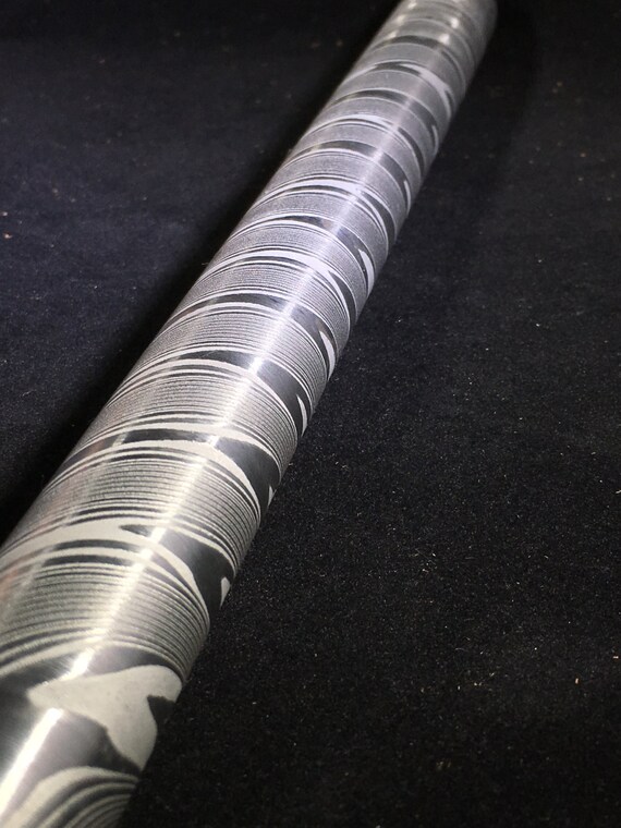 Damascus Stainless 1 Twisted Stainless Damascus Rod