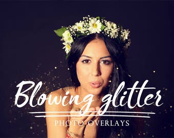 70 pack Blowing Glitter Photoshop Overlays, Confetti Photoshop overlays, photoshop overlay, glitter overlay, glitter photoshop