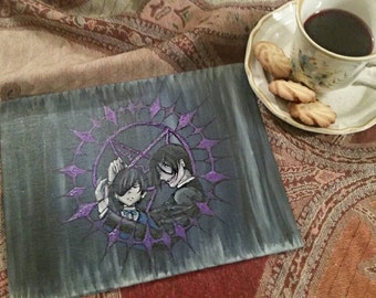 Black Butler Painting