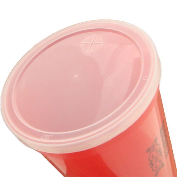 Plastic LIDS Set 6 Reusable Cups Custom