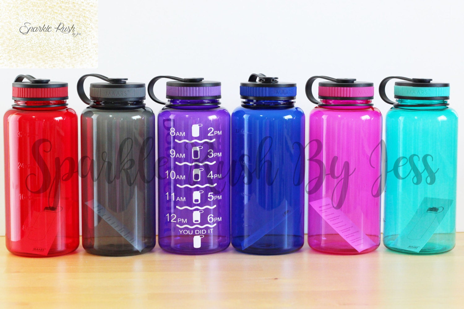 Personalized 34oz Water Intake Tracker Bottlewater 4814