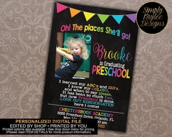 Preschool Graduation Invitation