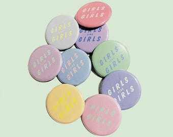 girls like girls pin – 1.25" pinback button – hayley kiyoko