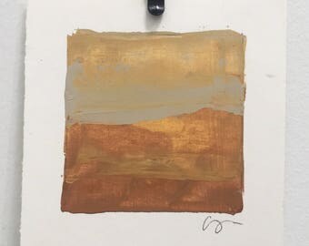 Small Acrylic Painting on Paper