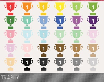 Trophy clipart | Etsy